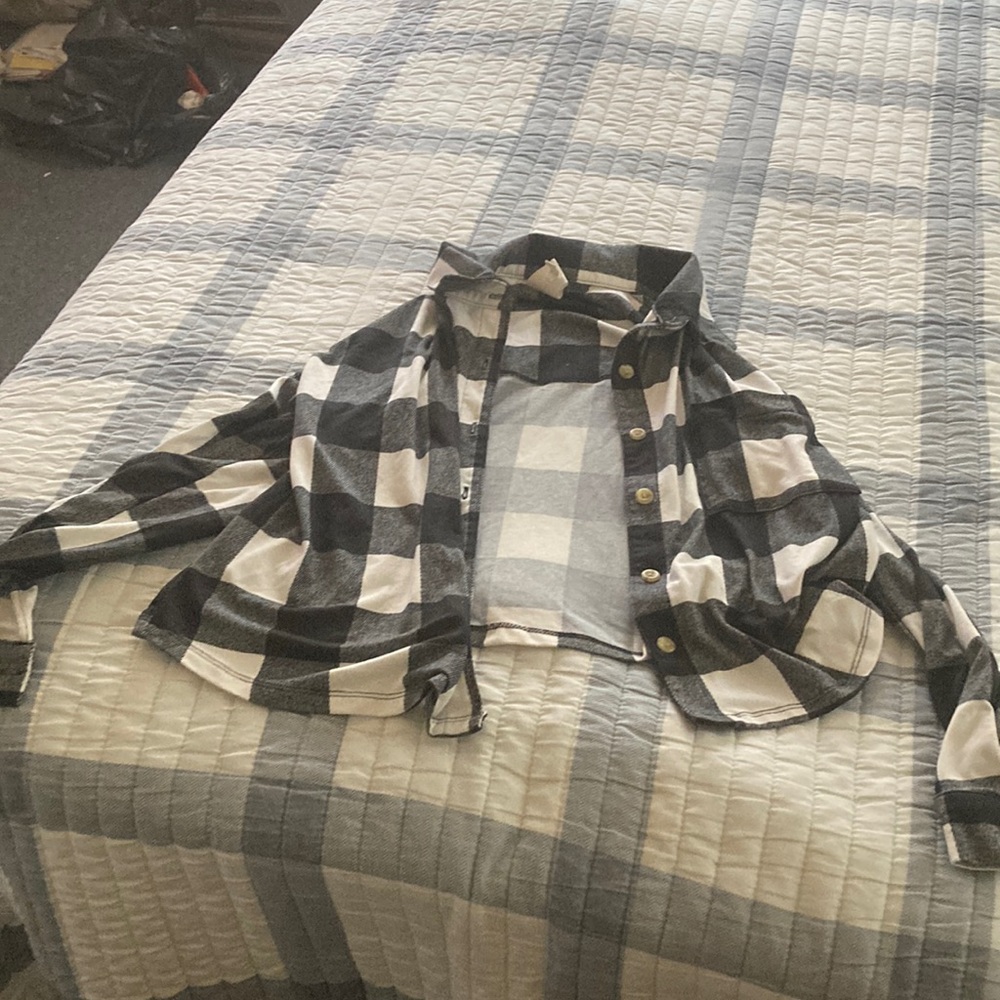 Black and white shirt